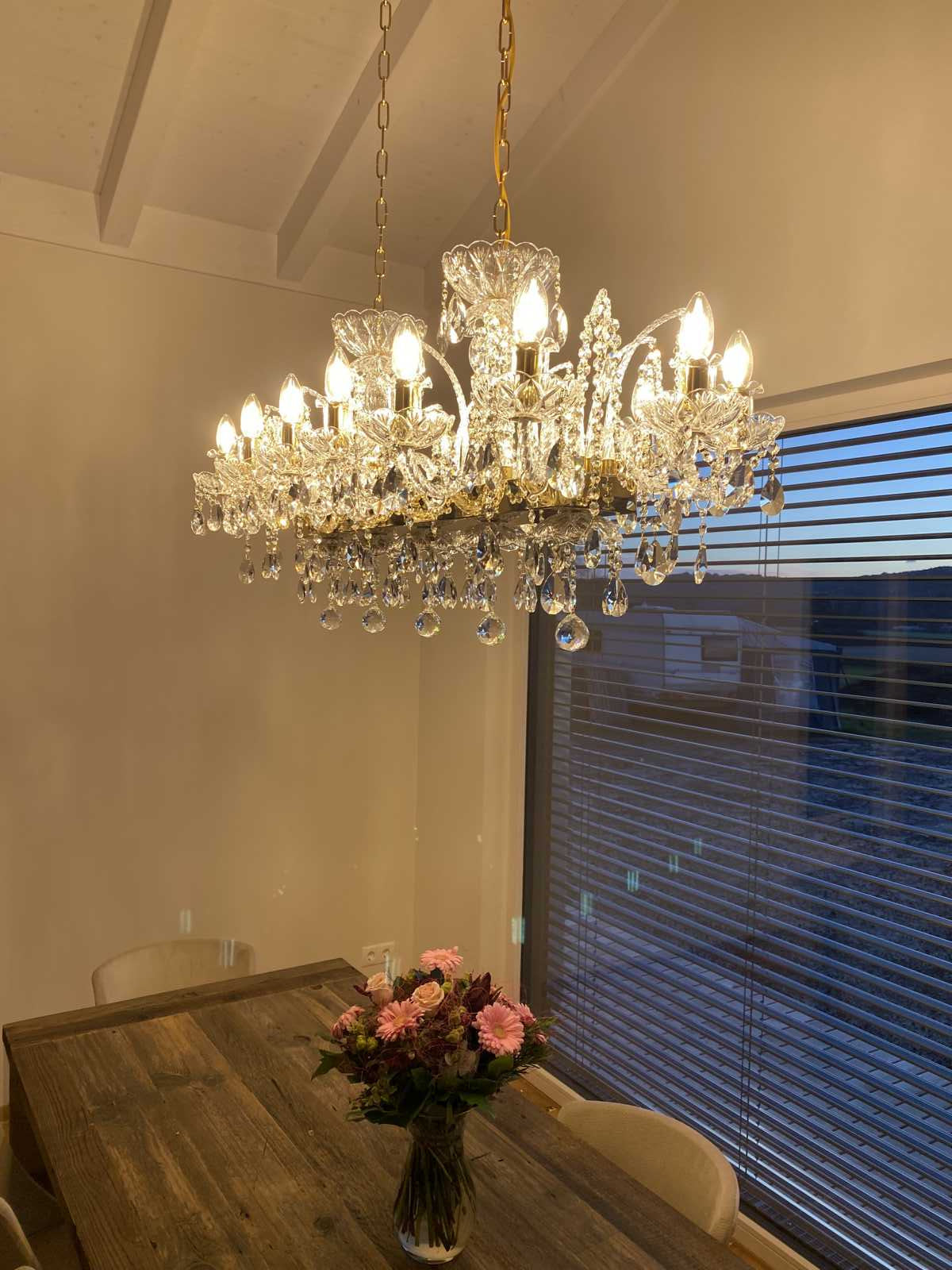Lustre en cristal OVALPB