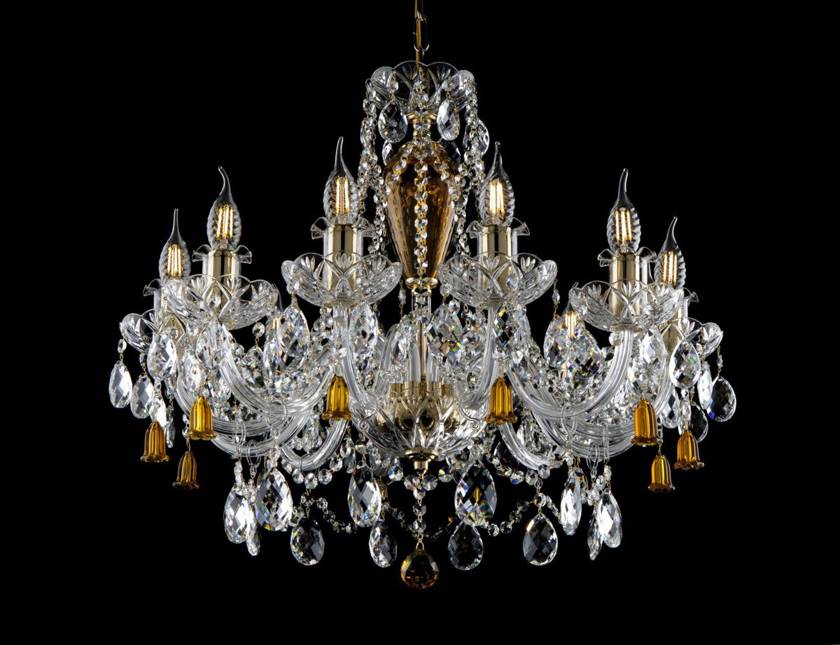Lustre en cristal de Boheme