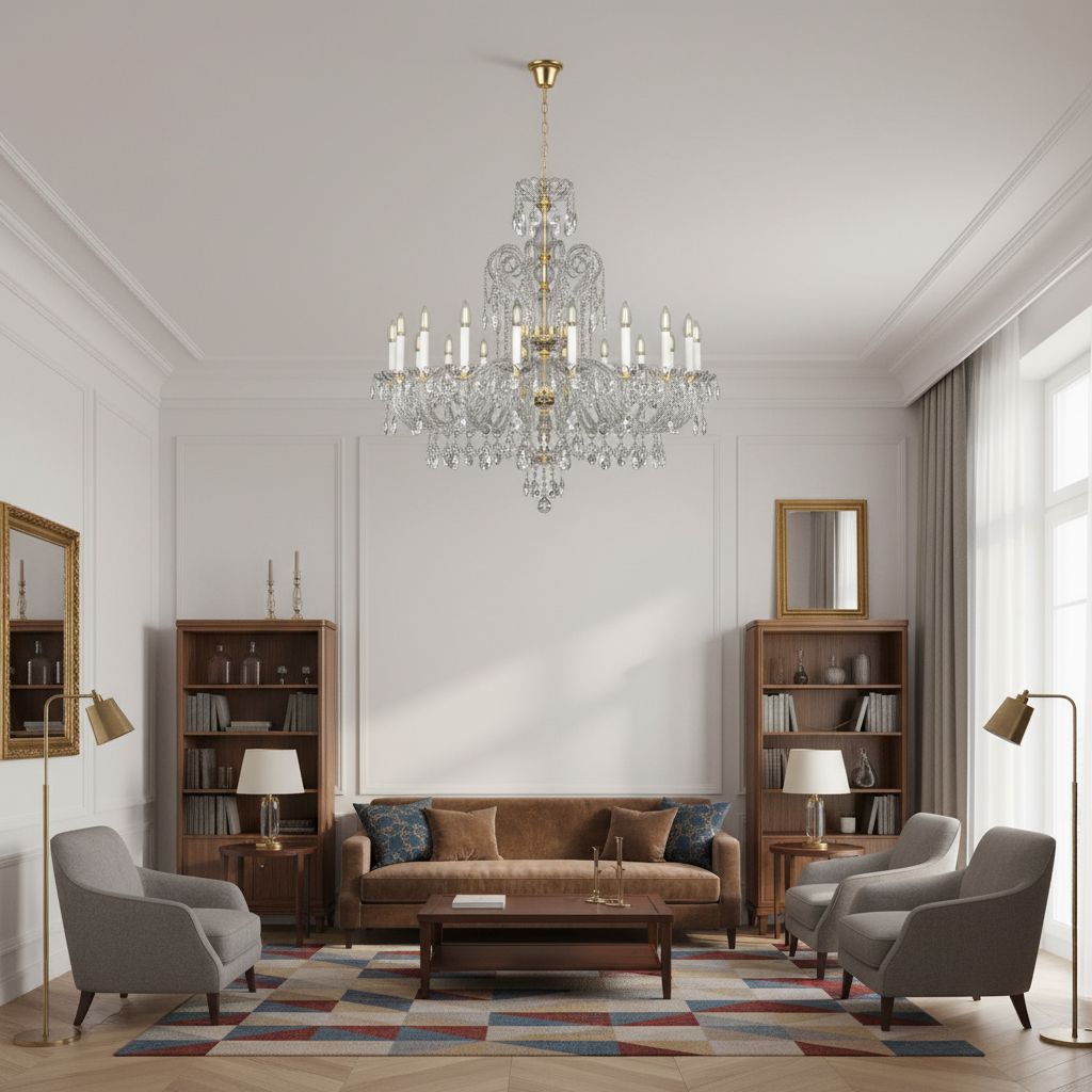 Lustre en cristal de Boheme EL1382001PB
