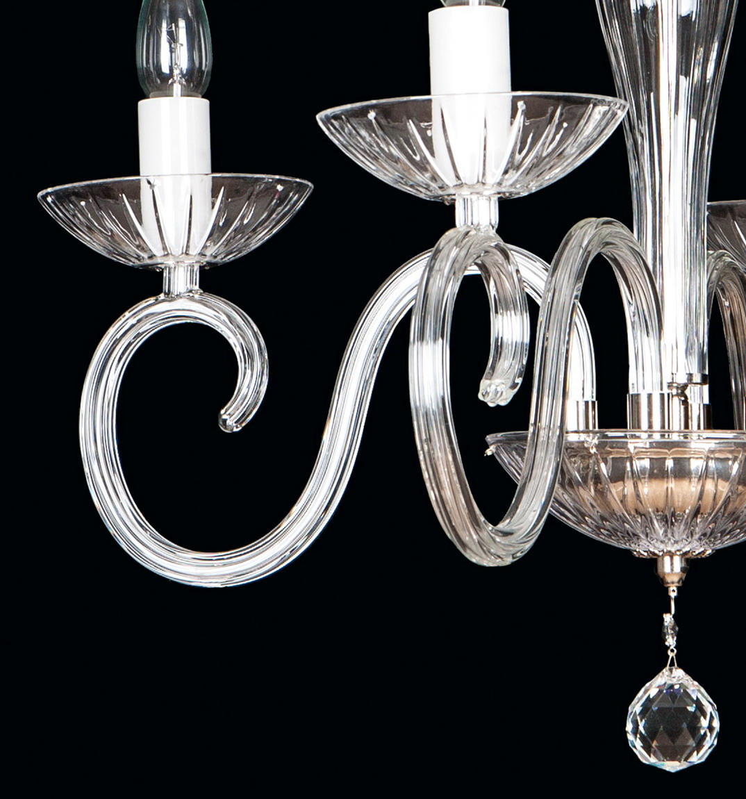 Lustre en verre transparent EL2244024
