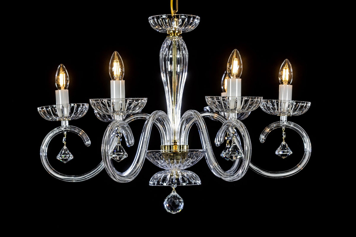 Lustre en verre transparent EL2246023