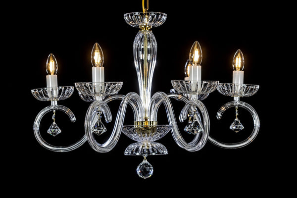 Lustre en verre transparent EL2246023