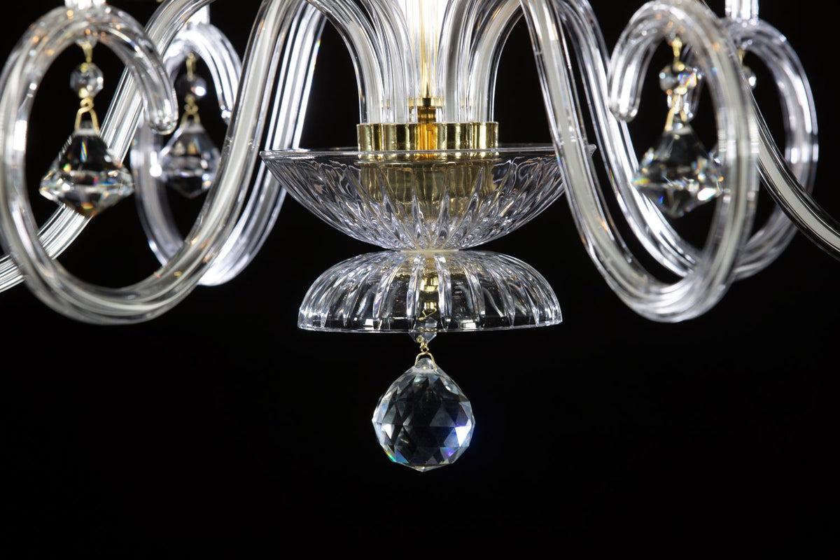 Lustre en verre transparent EL2246023