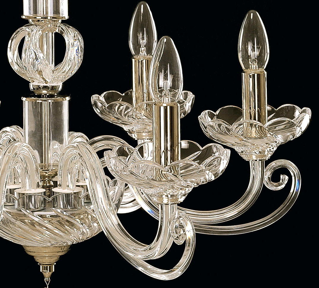 Lustre en verre transparent EL401600