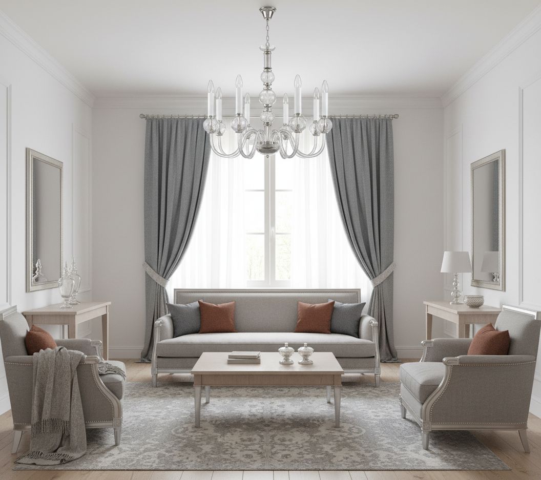 Lustre en verre transparent EL430800