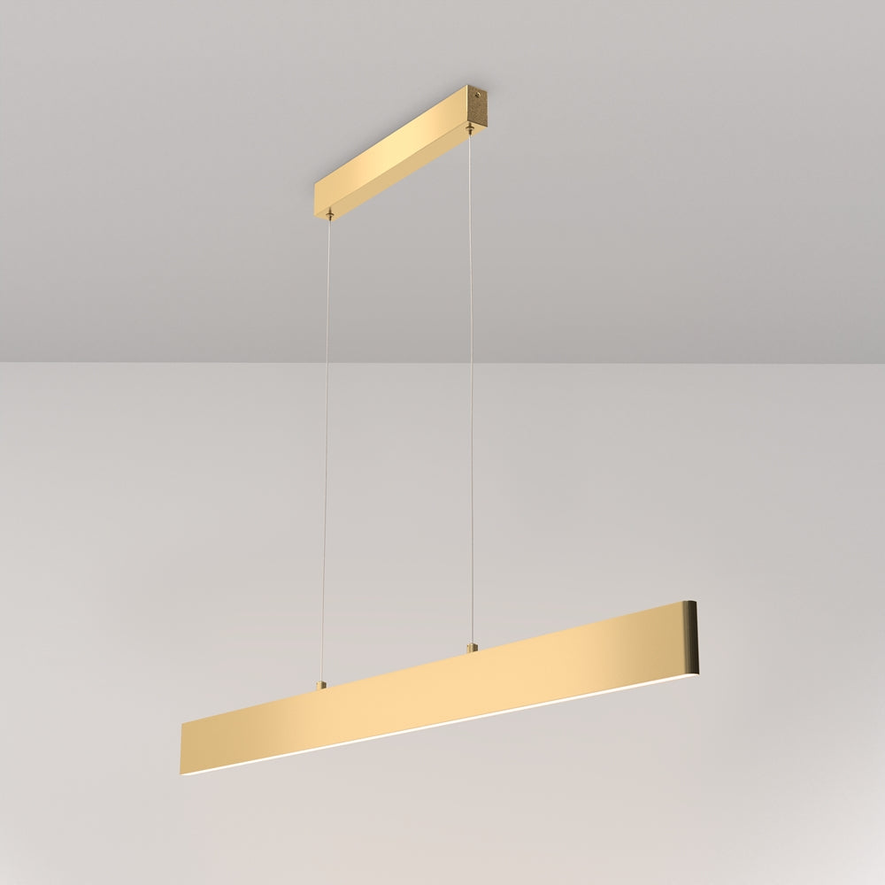 Step Suspension luminaire doré