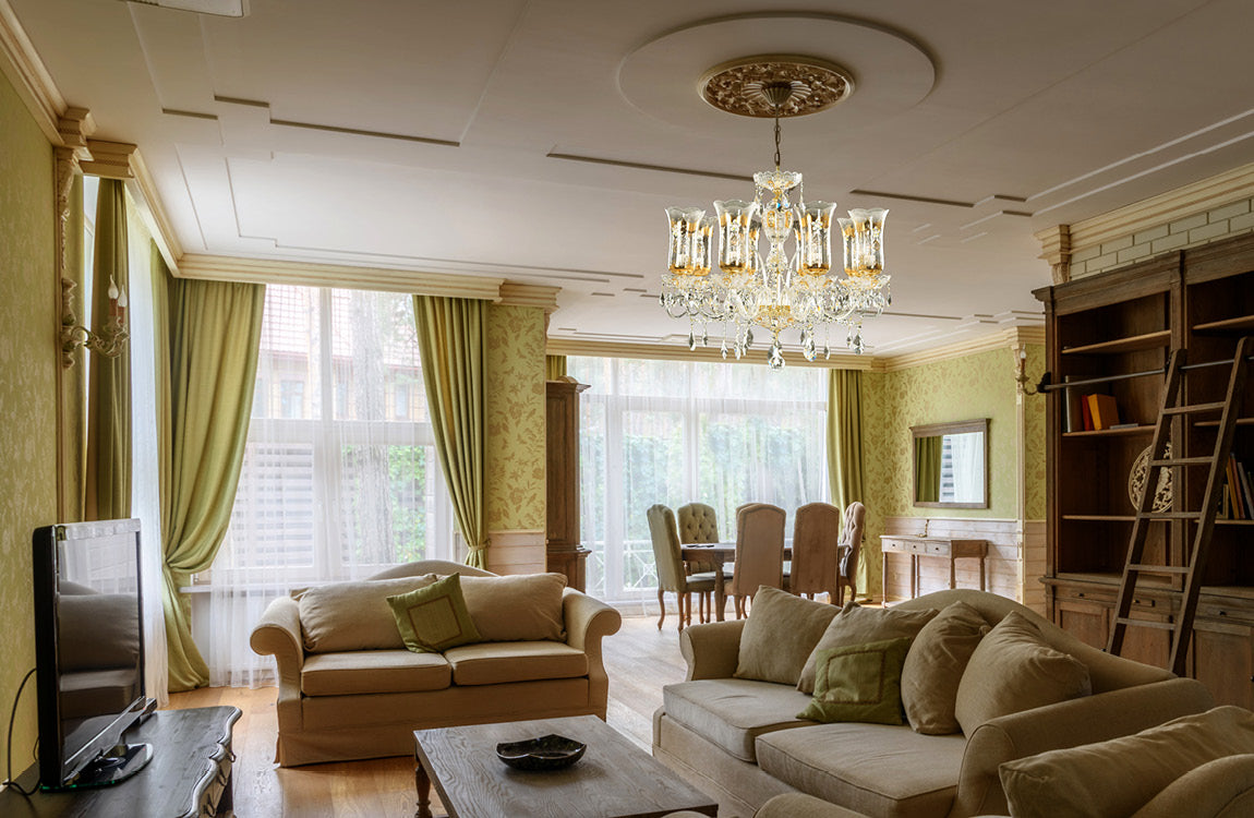 Lustre en cristal taille EL687802T