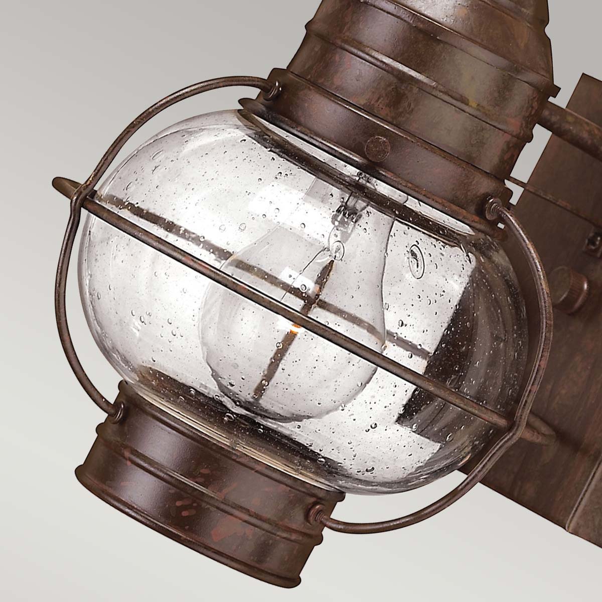 Applique extérieure Cape Cod bronze, verre