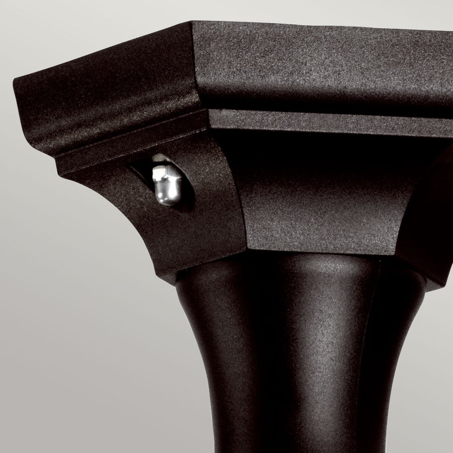 Lampadaire extérieur Kerry noir, H 44 cm