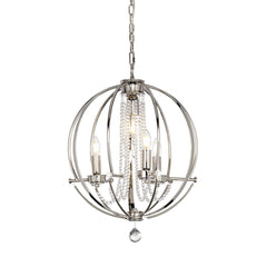 Lustre Cassie 3 lumières nickel