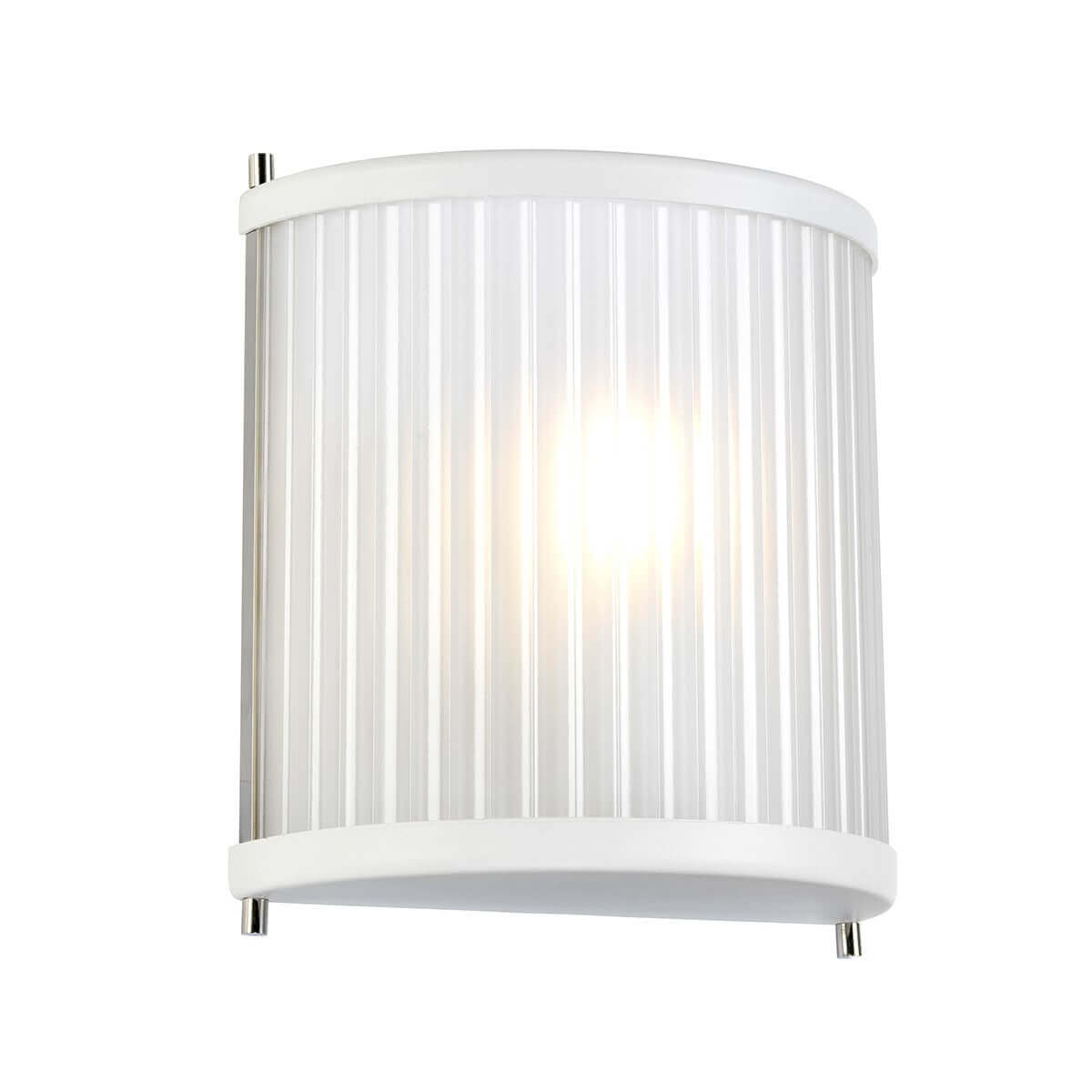 Applique murale Corona blanche, verre