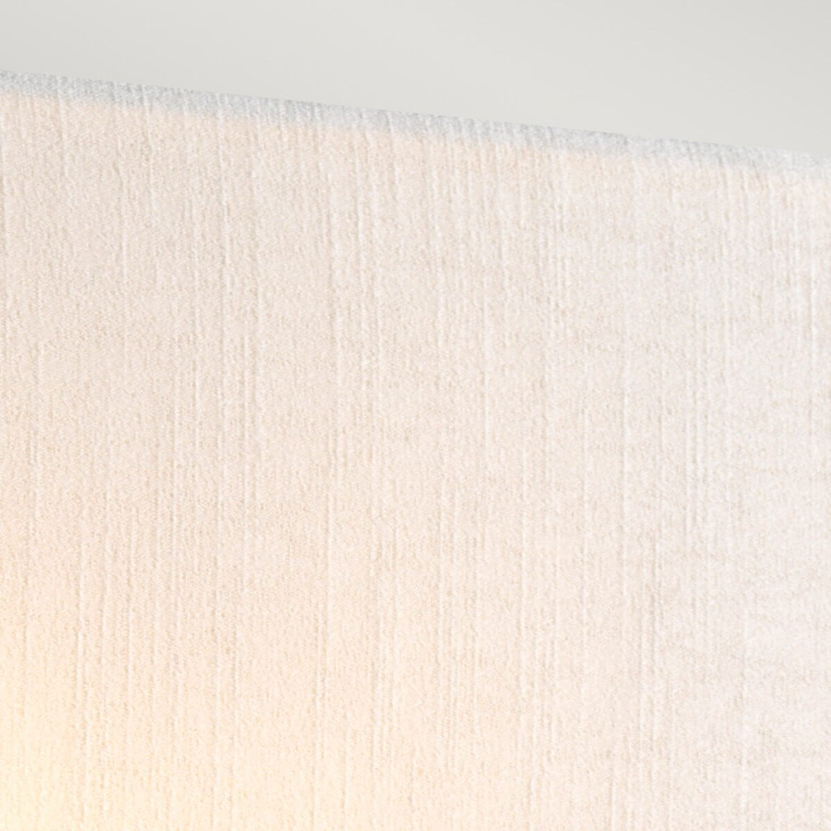Applique murale Riley chromée et crème, H 23 cm