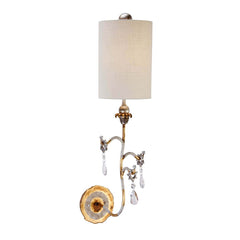 Applique murale Tivoli dorée et crème