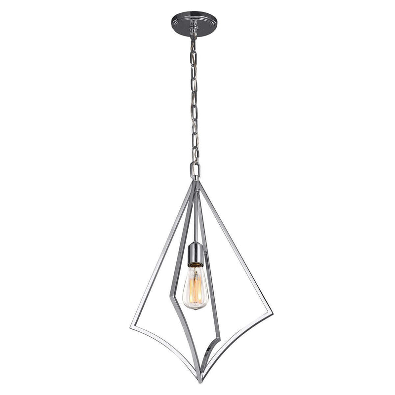 Suspension Nico chromée, H 60,3 cm