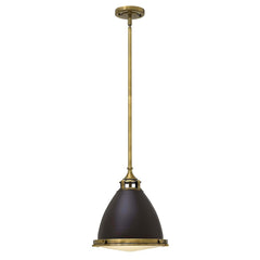 Suspension Amelia bronze, verre