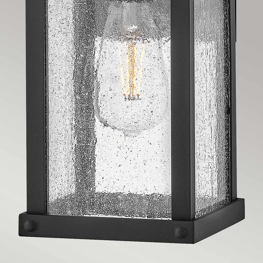 Applique extérieure Beacon Hill noire, verre