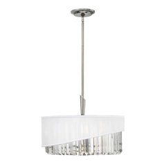 Suspension Gigi 3 lumières nickel poli