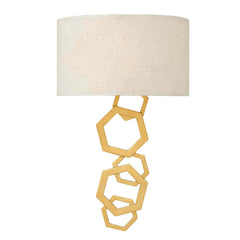 Applique murale Moxie 2 lumières dorée