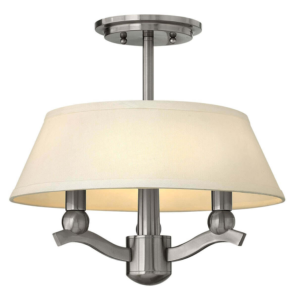 Suspension Whitney (hk) 3 lumières nickel satiné