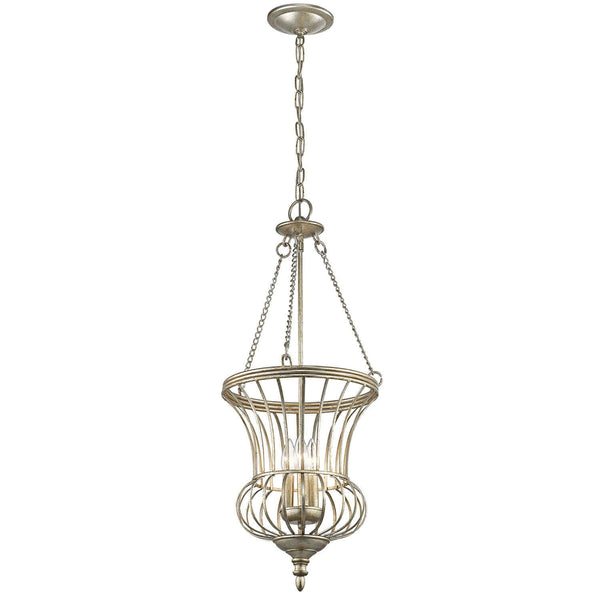 Suspension Calla 3 lumières dorée