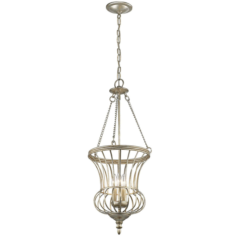 Suspension Calla 3 lumières dorée