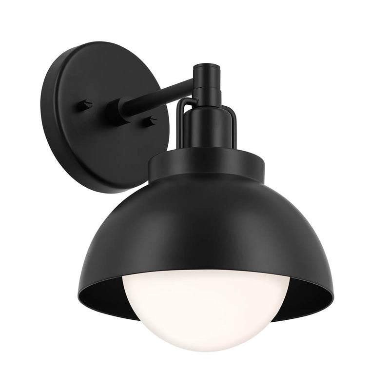 Applique murale Niva noire, verre