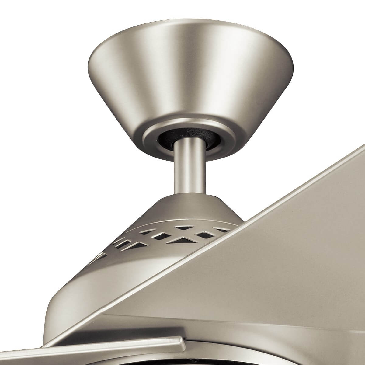 Ventilateur de plafond lumineux Jade argenté