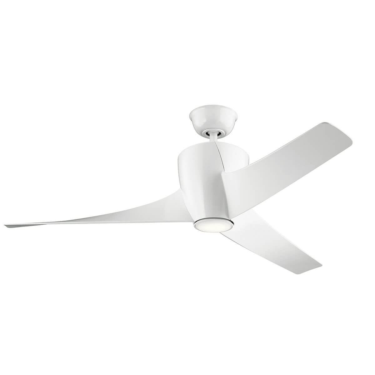 Ventilateur de plafond lumineux Phree blanc