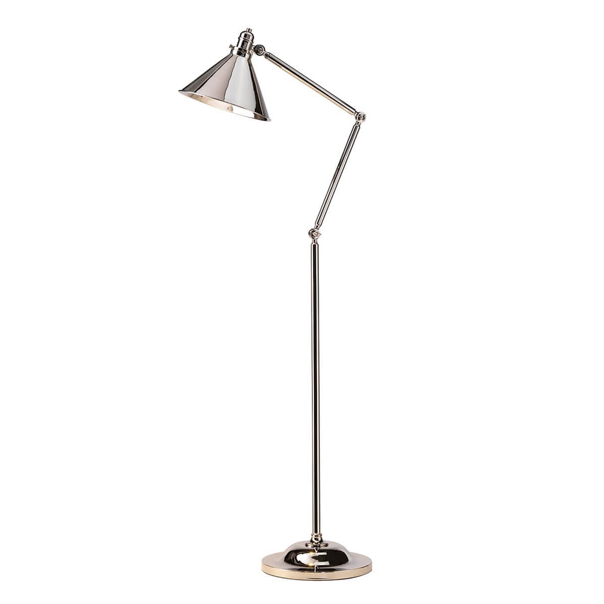 Lampadaire Provence nickel poli