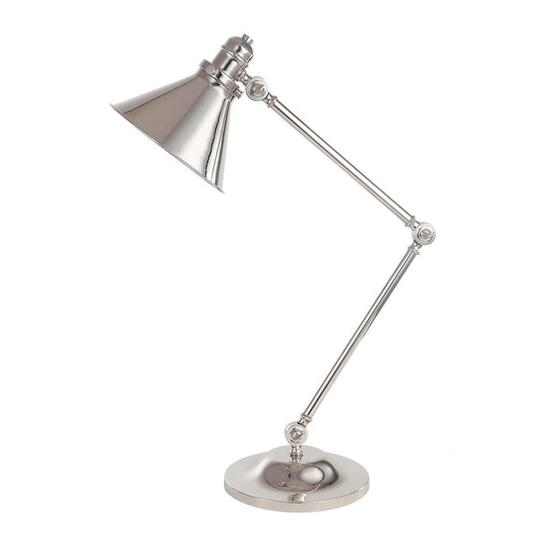 Lampe de chevet | Provence Nickel H 66 cm