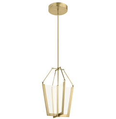 Suspension Calters dorée, H 50,4 cm
