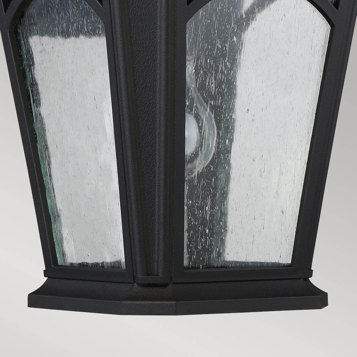 Applique extérieure Bedford noire, H 39,1 cm