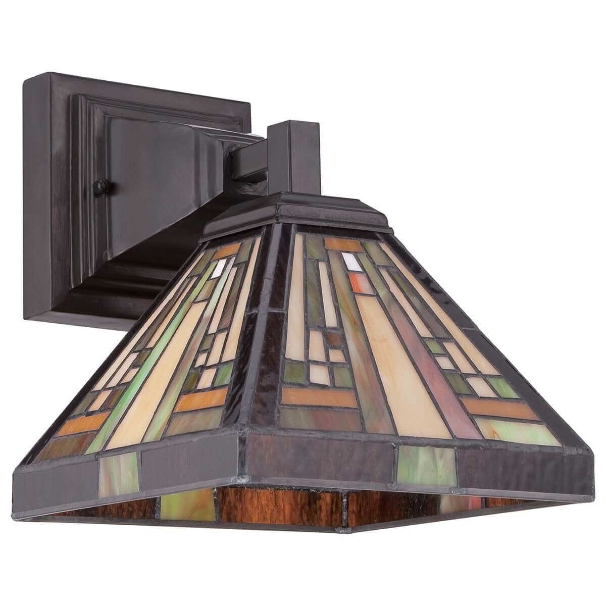 Applique murale Stephen bronze, verre