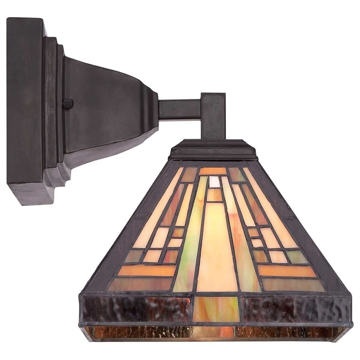 Applique murale Stephen bronze, verre