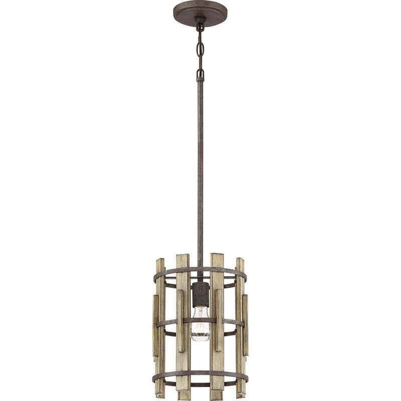 Suspension luminaire | Wood Hollow Noire