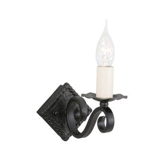 Applique murale Rectory noire, L 17 cm