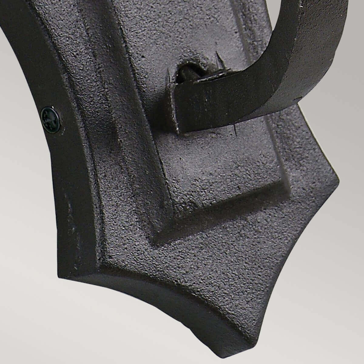 Applique murale Rectory noire, L 20 cm