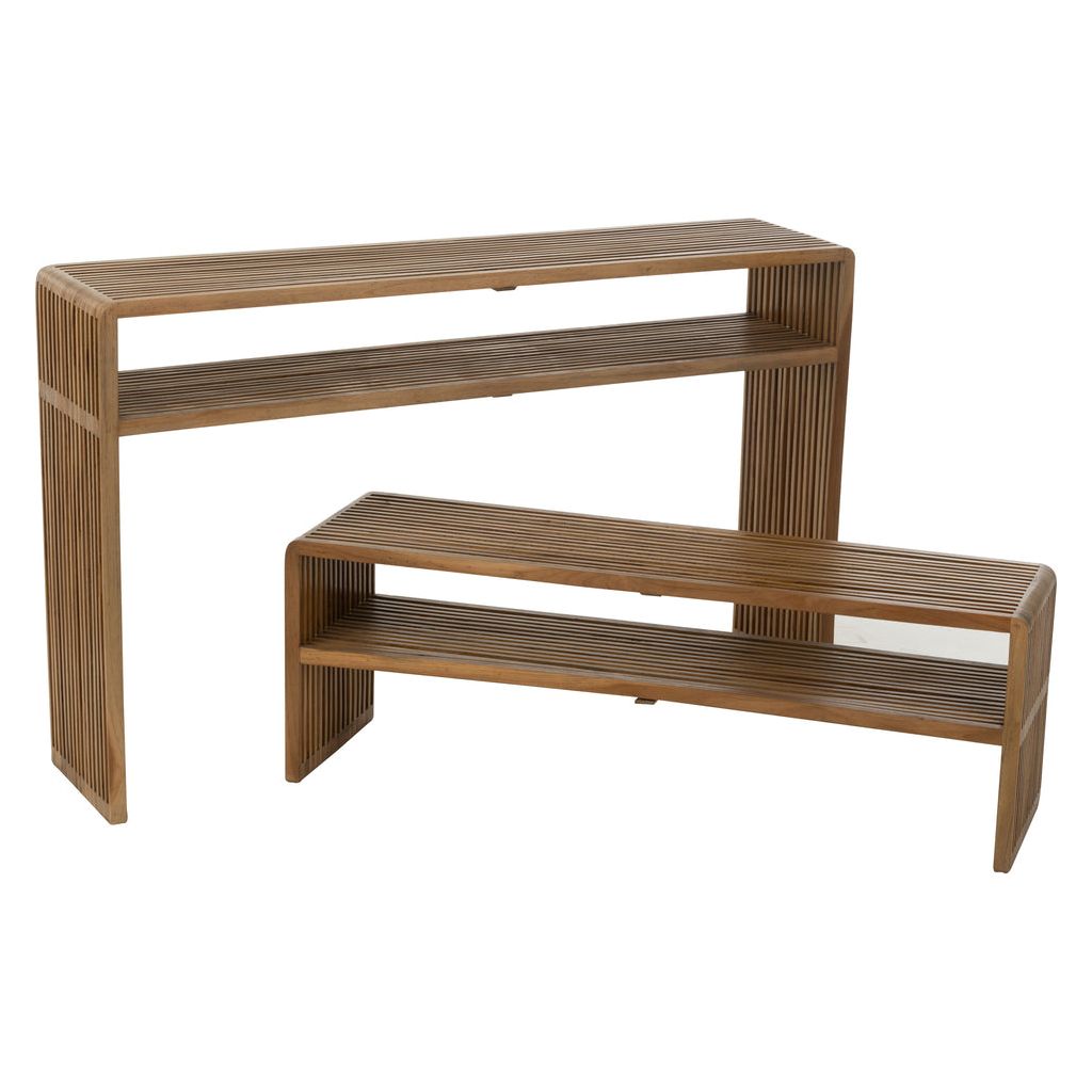 Ensemble Consoles Teck Recyclé - Designix