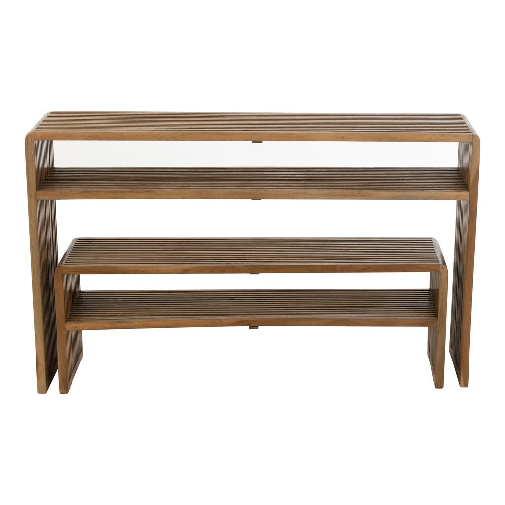 Ensemble Consoles Teck Recyclé - Designix