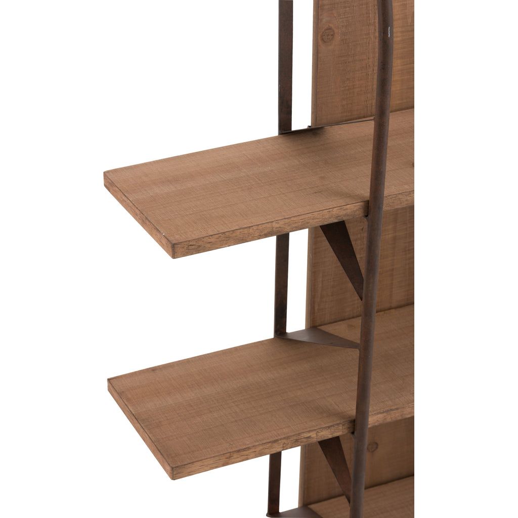 Étagère Bois Naturel À Roulettes - Designix
