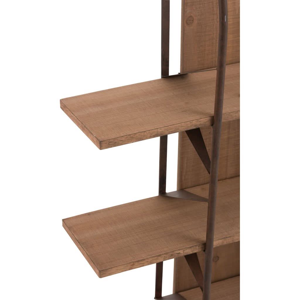 Étagère Bois Naturel À Roulettes - Designix