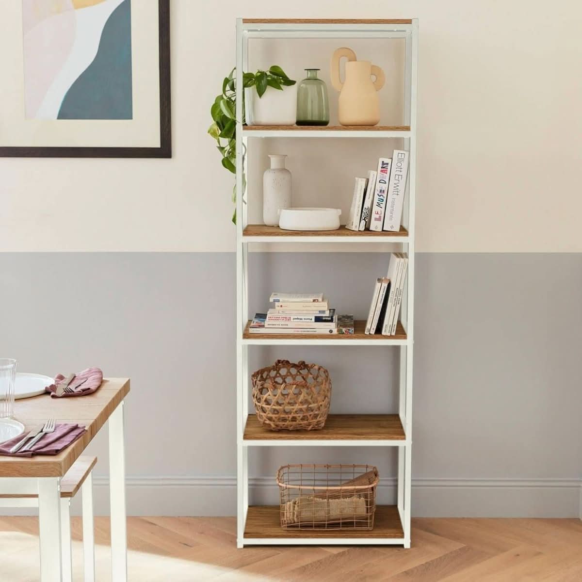 Étagère Métal Bois Loft | Jovial - Designix Bibliothèque