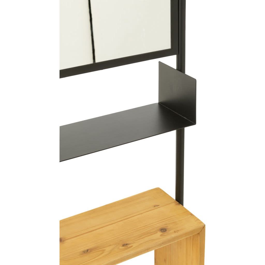 Étagère Miroir Bois Naturel - Designix