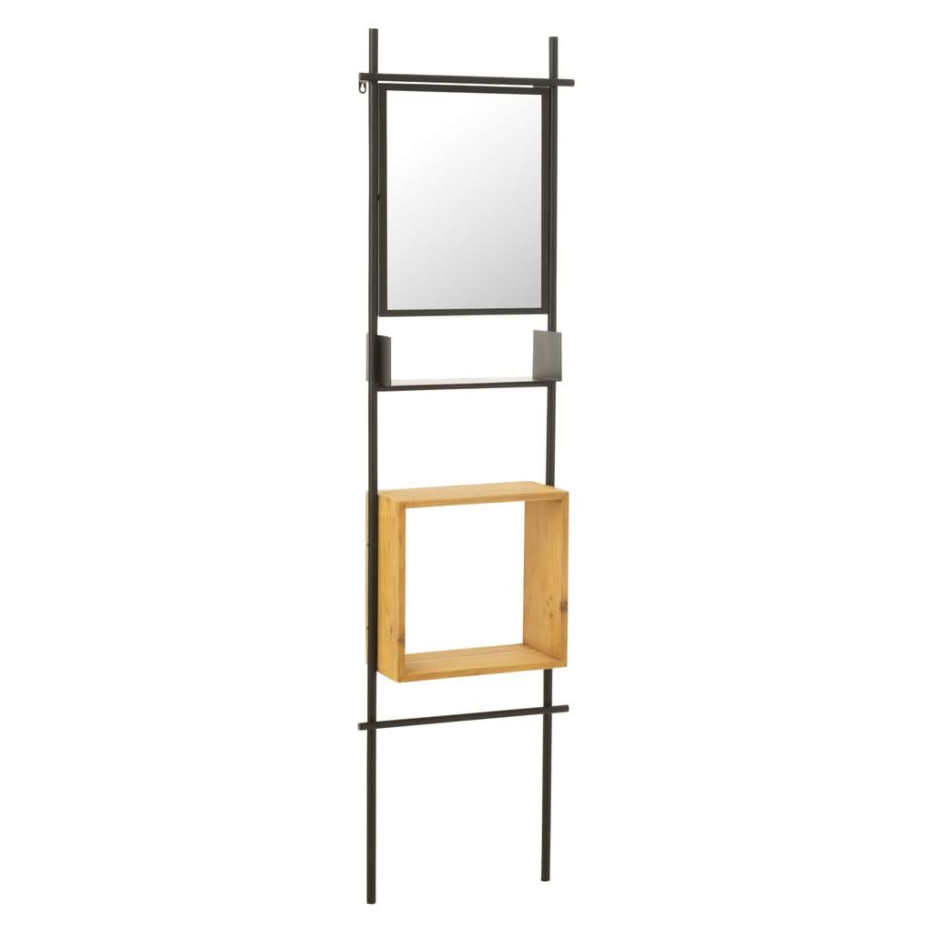 Étagère Miroir Bois Naturel - Designix