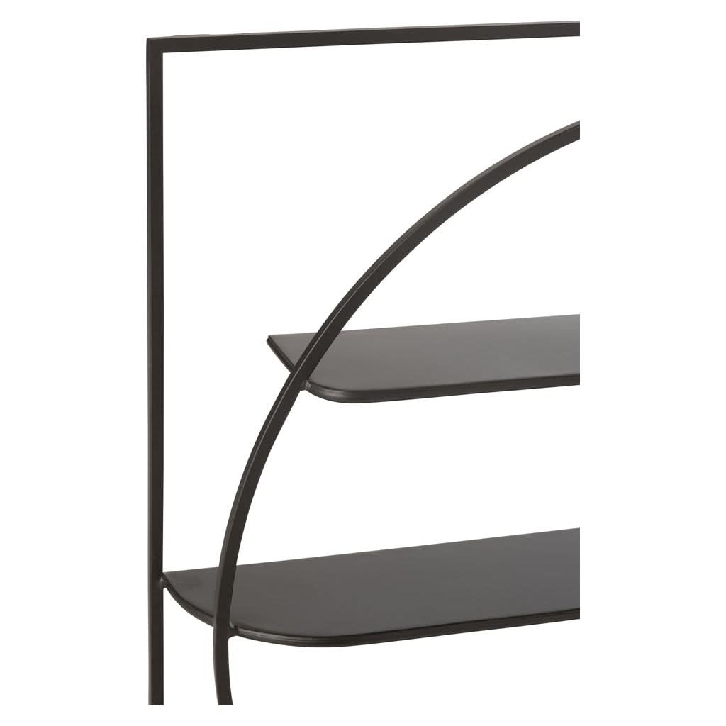 Étagère Murale Métal Noir - Designix