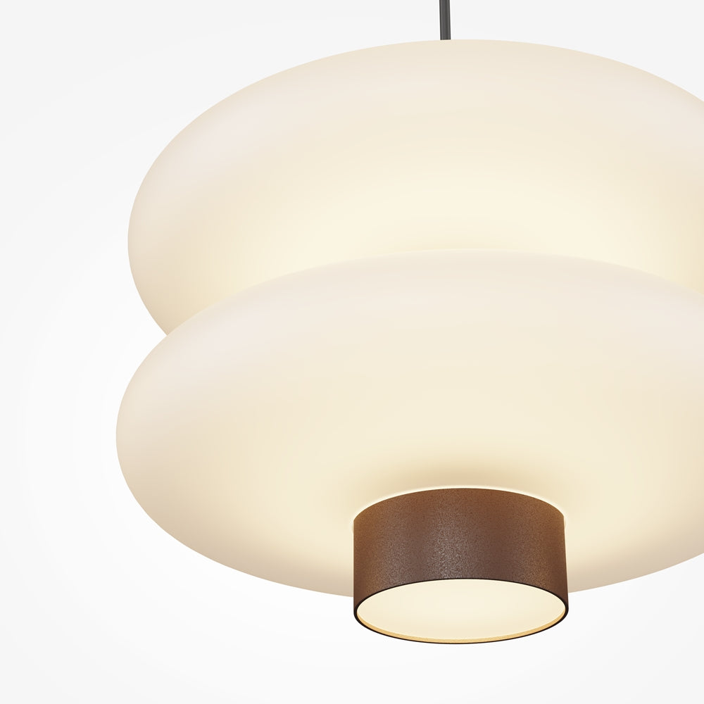 Nuvem Suspension luminaire marron
