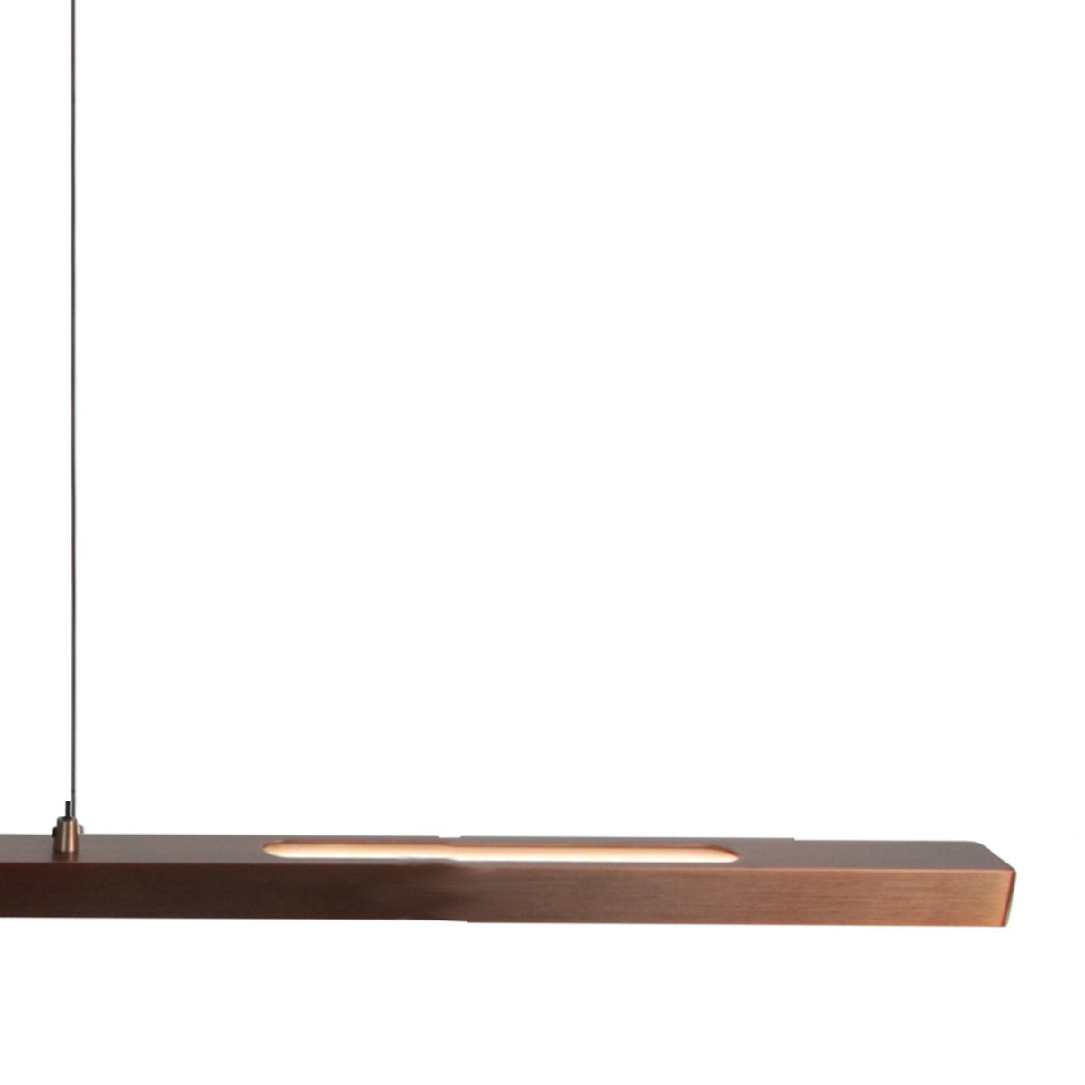 Suspension luminaire Bande bronze