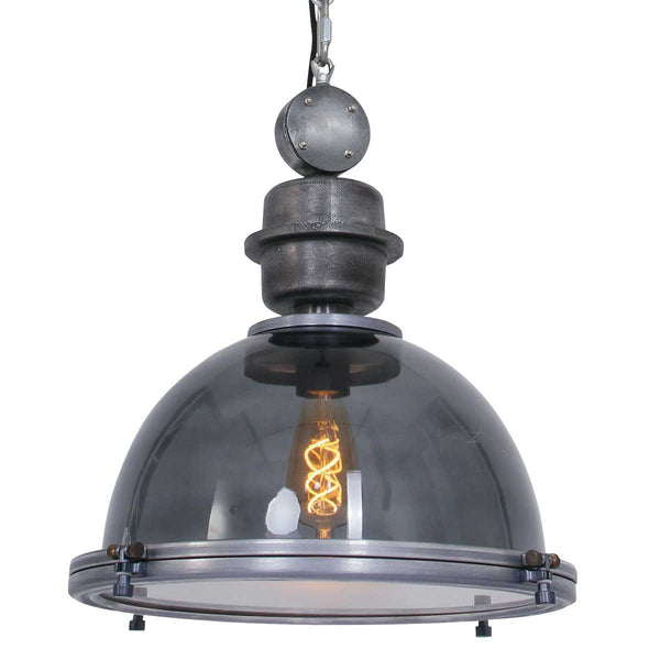 Suspension luminaire Bikkel argenté
