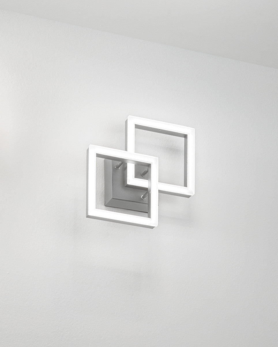 Plafonnier Bard anthracite et gris
