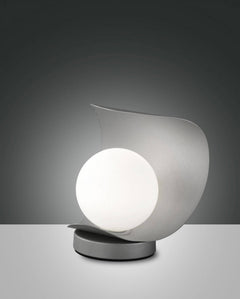 Lampe à poser Adria argentée